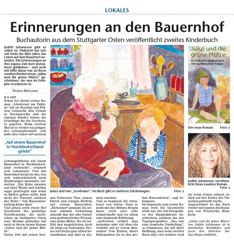 Judith Johannsen - Erinnerungen an den Bauernhof